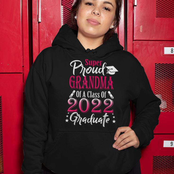 Proud Grandma Of A 2022 Graduate Class Of 2022 Graduation Women Hoodie Unique Gifts