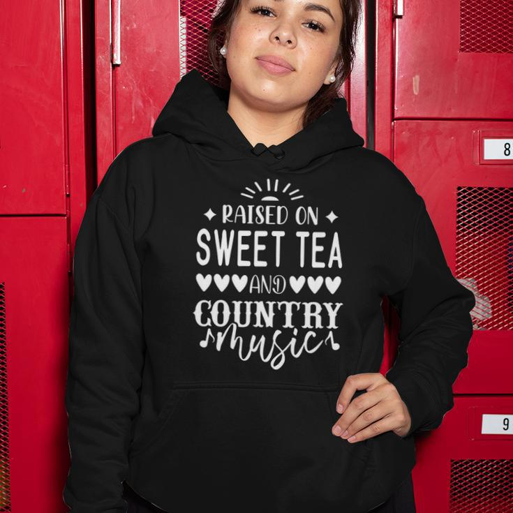 Raised On Sweet Tea And Country Musiccountry Music Women Hoodie Unique Gifts