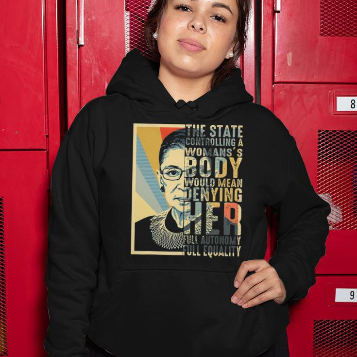 Ruth Bader Ginsburg My Body My Choice Rbgfor Women Women Hoodie Unique Gifts