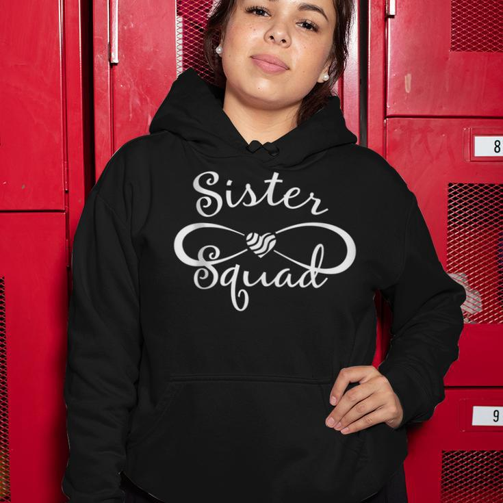 Sister Squad Funny Sister Birthday Party Gift Women Hoodie Funny Gifts