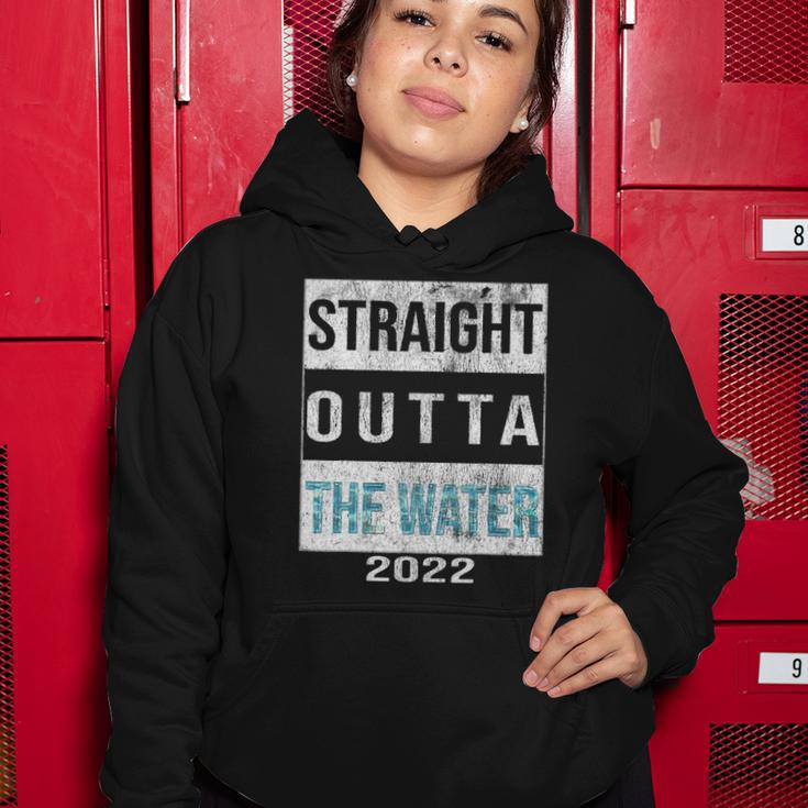 Straight Outta The Water Cool Christian Baptism 2022 Vintage Women Hoodie Unique Gifts