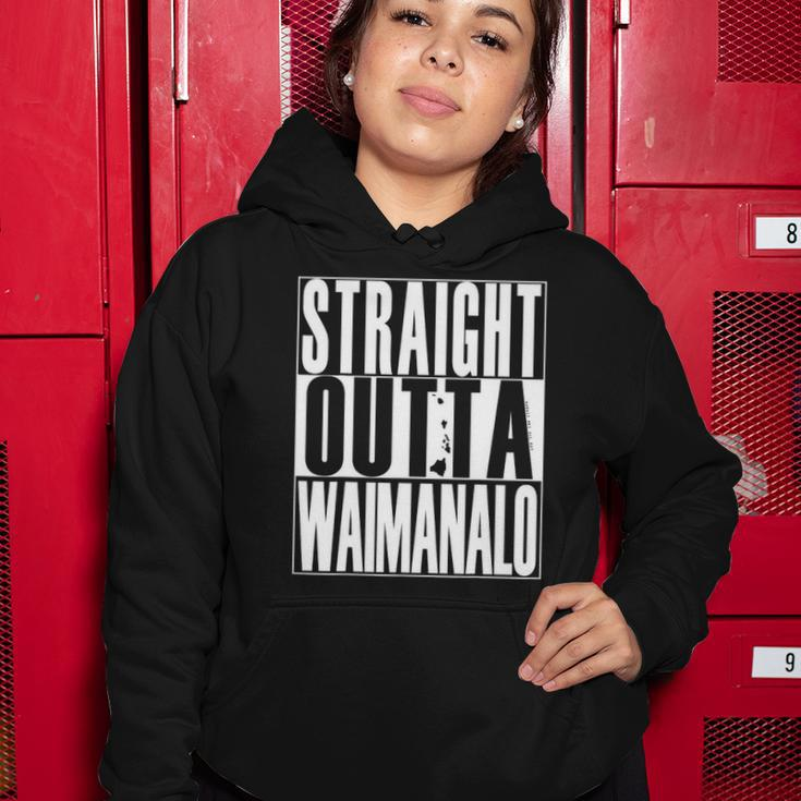 Straight Outta Waimanalo By Hawaii Nei All Day Women Hoodie Unique Gifts