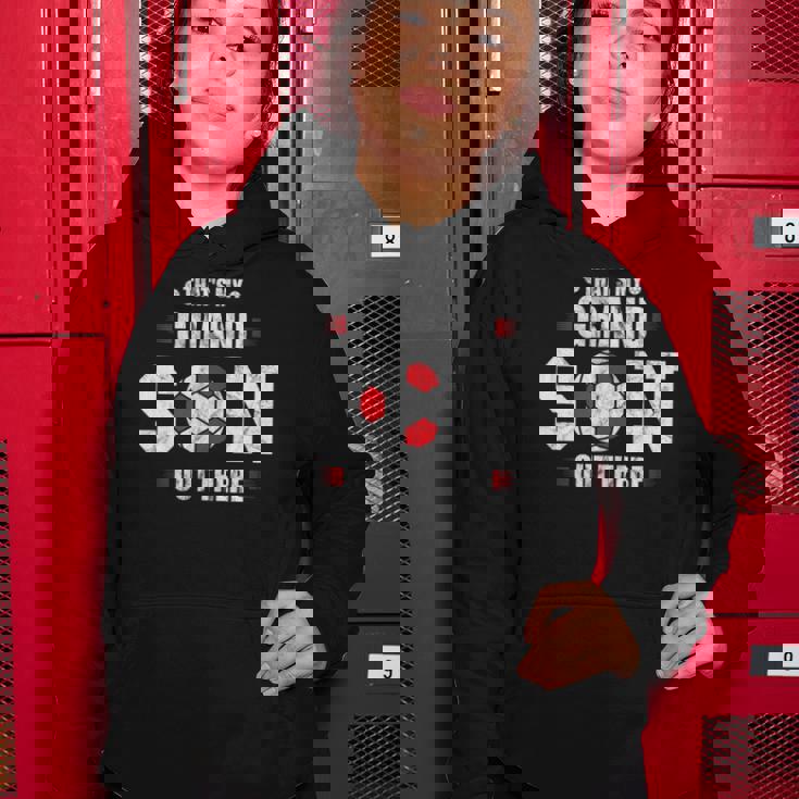 Thats My Grandson Out There Soccer Fan Grandpa Grandma Women Hoodie Unique Gifts Thats My Grandson Out There Soccer Fan Grandpa Grandma Women Hoodie Unique Gifts