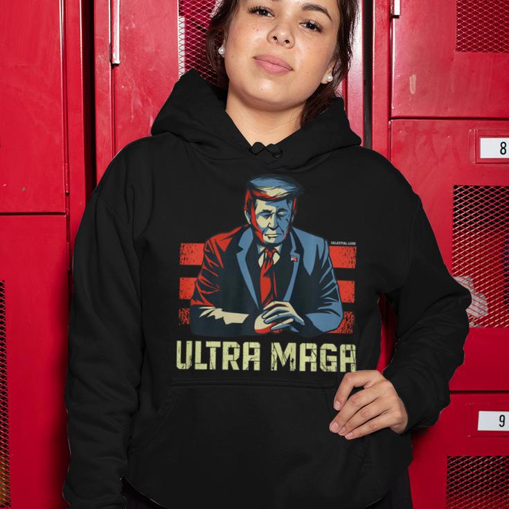 The Great Maga King Trump Ultra Proud Ultramaga Women Hoodie Funny Gifts