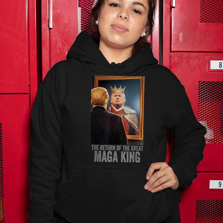 The Return Of The Great Maga King Anti Women Hoodie Funny Gifts