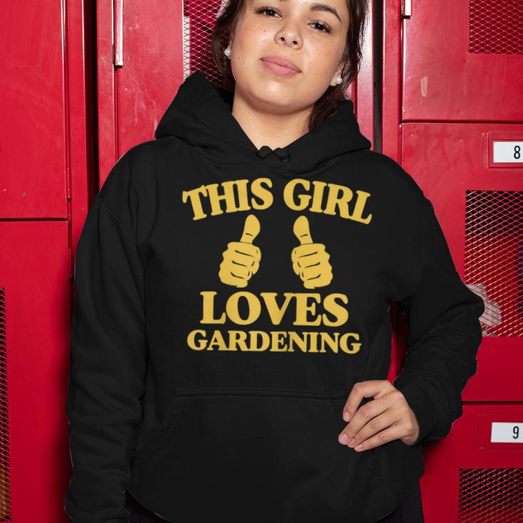 This Girl Loves Gardening Two Thumbs 554 Shirt Women Hoodie Funny Gifts