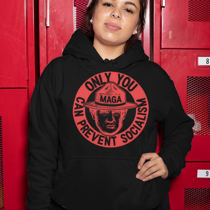 Ultra Maga 2024 Only You Can Prevent Socialism We The People 1776 2022 Red Women Hoodie Funny Gifts