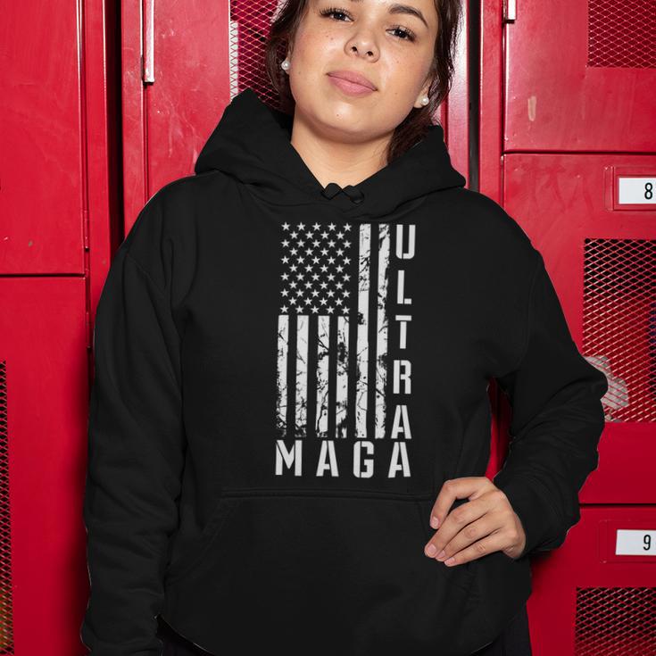 Ultra Maga Ultra Maga Funny Ultra Maga 2024 Ultra Maga And Proud Of Itultra Maga Proud V3 Women Hoodie Funny Gifts