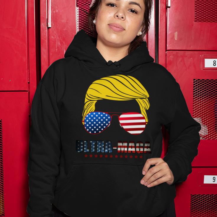 Ultra Maga Usa Maga Make America Great Again Women Hoodie Funny Gifts