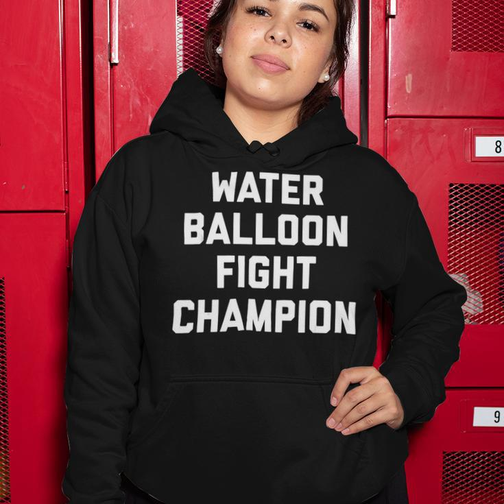 Water Balloon Fight Champion Summer Camp Games Picnic FamilyShirt Women Hoodie Unique Gifts