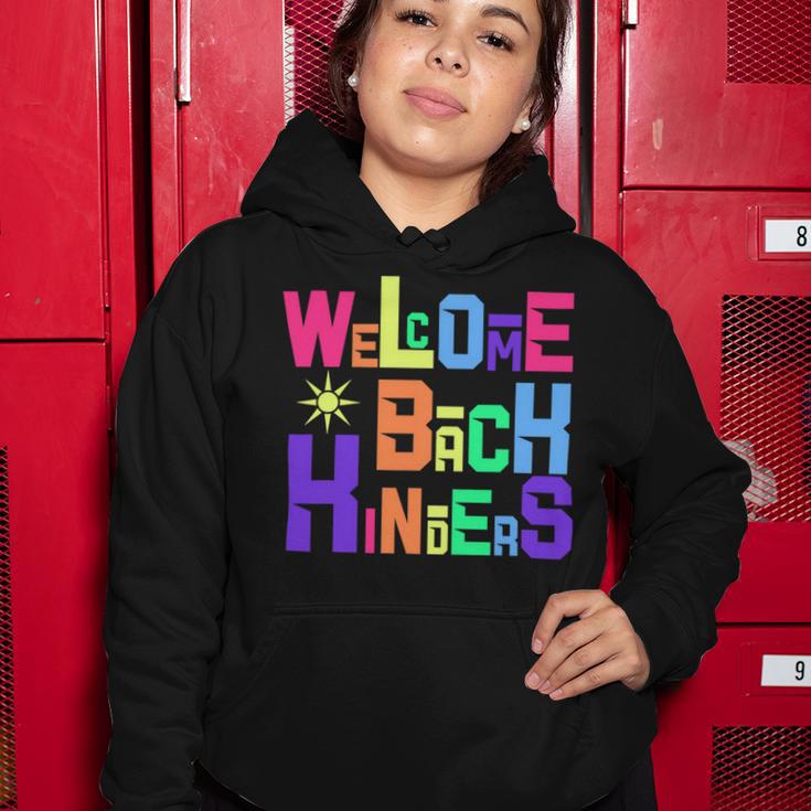 Welcome Back To School Kinders 486 Shirt Women Hoodie Funny Gifts