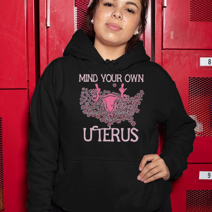 Womens Mind Your Own Uterus Pro-Choice Feminist Womens Rights Women Hoodie Unique Gifts