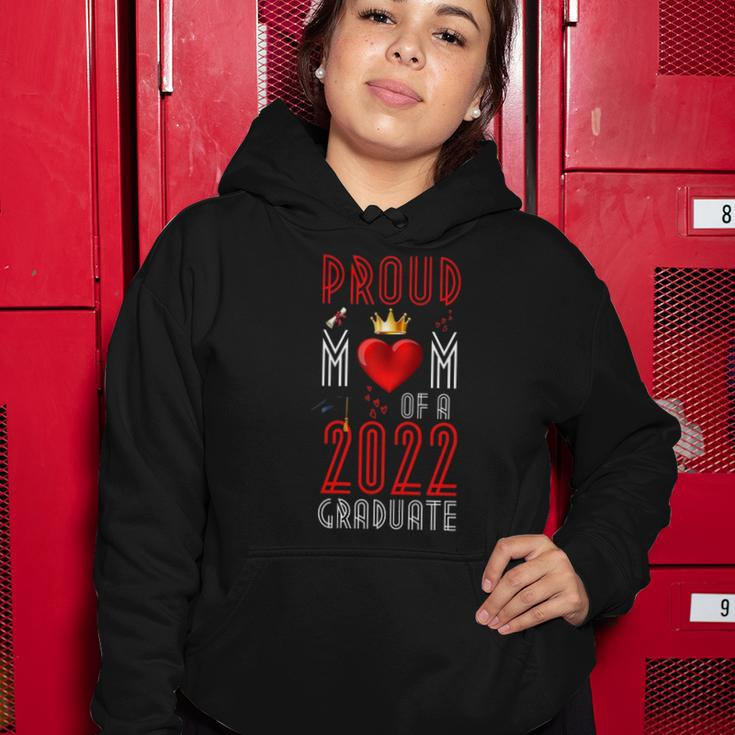 Womens Proud Mom Of A 2022 Graduate Graduation 2022 Mother Red Women Hoodie Unique Gifts