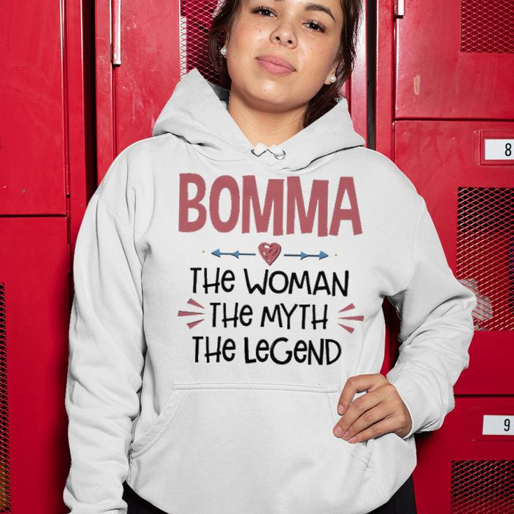 Bomma Grandma Gift Bomma The Woman The Myth The Legend Women Hoodie Funny Gifts