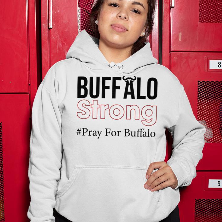 Buffalo Strong Pray For Buffalo Women Hoodie Funny Gifts