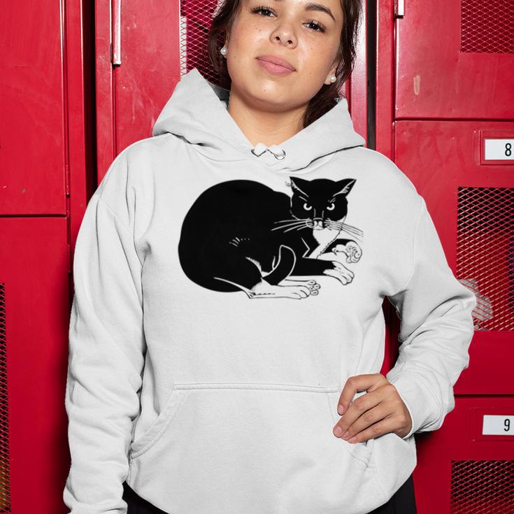 Cat Cut Cat Cat Lovers Black Cat Funny Cat Birthday Cat Gift Cat Danger Kitty V3 Women Hoodie Funny Gifts