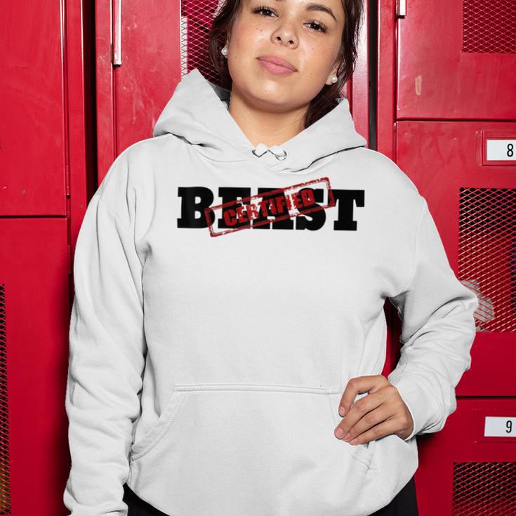 Certified Beast Athletic Workout Fitness 486 Trending Shirt Women Hoodie Funny Gifts