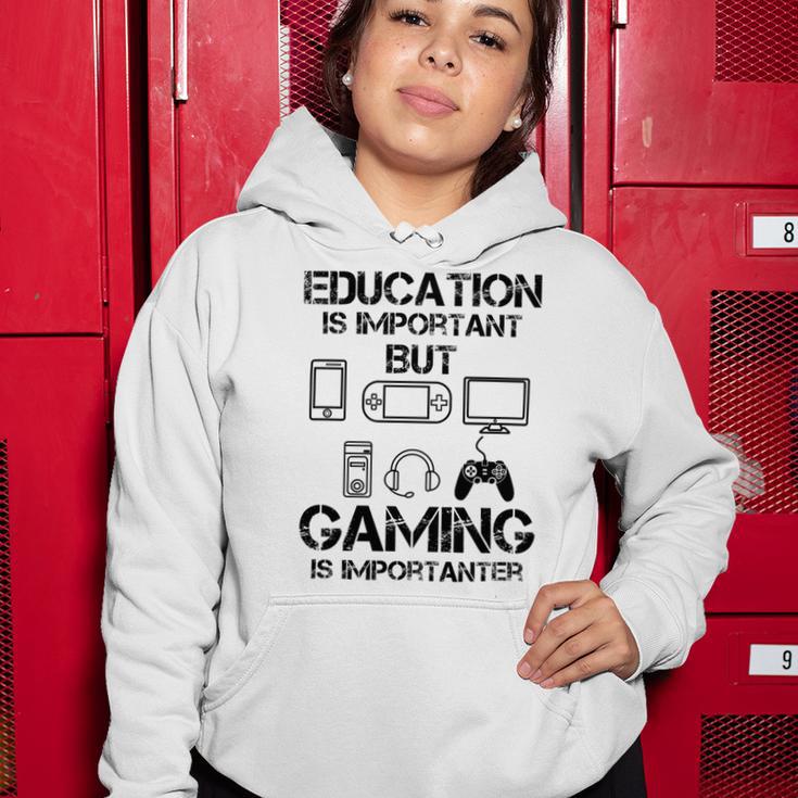 Funny Kids Gaming Women Hoodie Funny Gifts