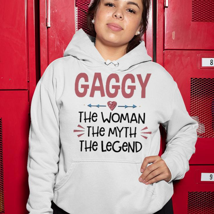 Gaggy Grandma Gift Gaggy The Woman The Myth The Legend Women Hoodie Funny Gifts