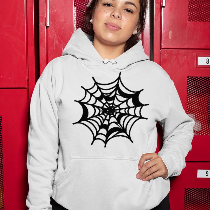 Halloween Spider Web Pattern Women Hoodie Funny Gifts