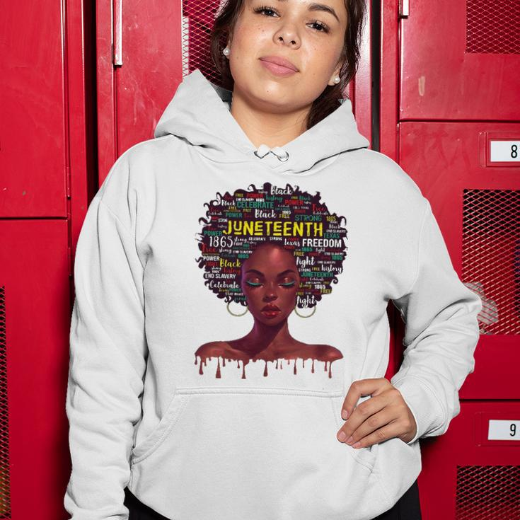 Juneteenth S For Women Afro Beautiful Black Pride 2022 African American Women Hoodie Unique Gifts