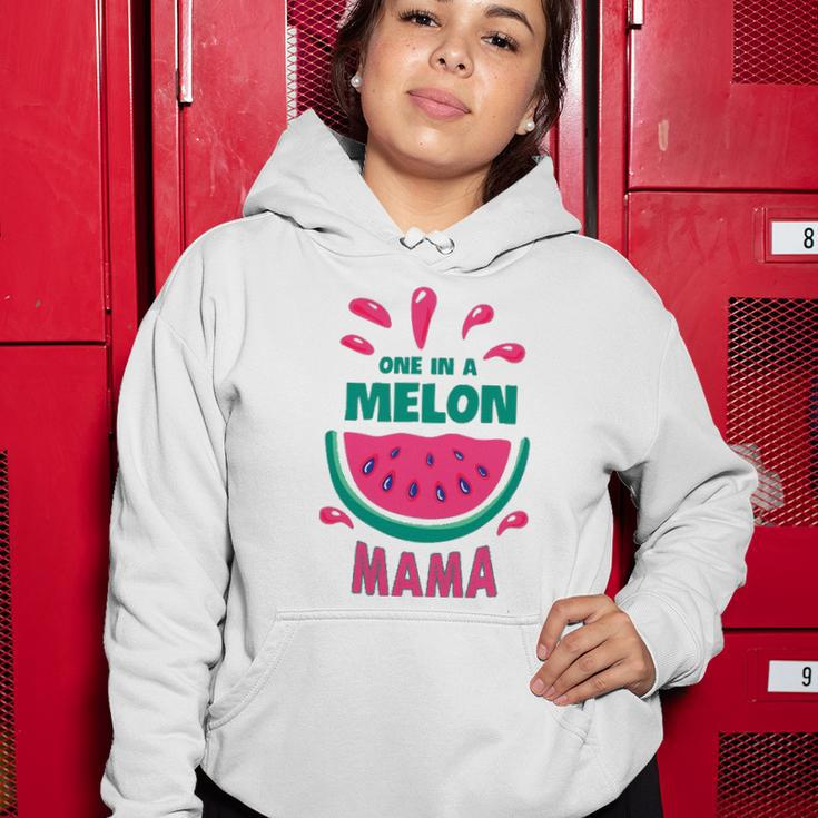 One In A Melon Mama Watermelon Funny Family Matching Mothers Day Women Hoodie Unique Gifts