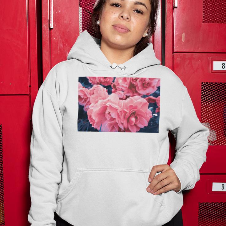 Pink Roses In Garden Women Hoodie Funny Gifts