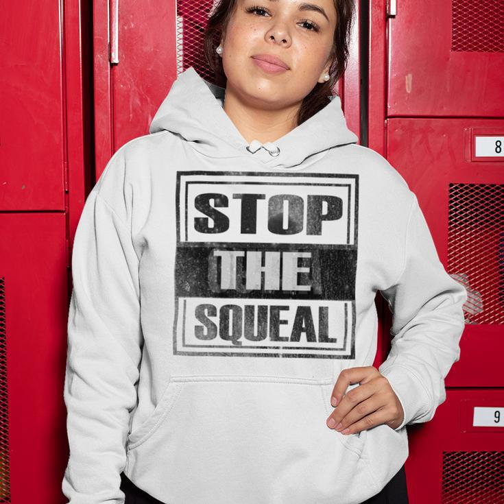 Stop The Squeal - Trump Lost Get On With Running The Country Women Hoodie Unique Gifts