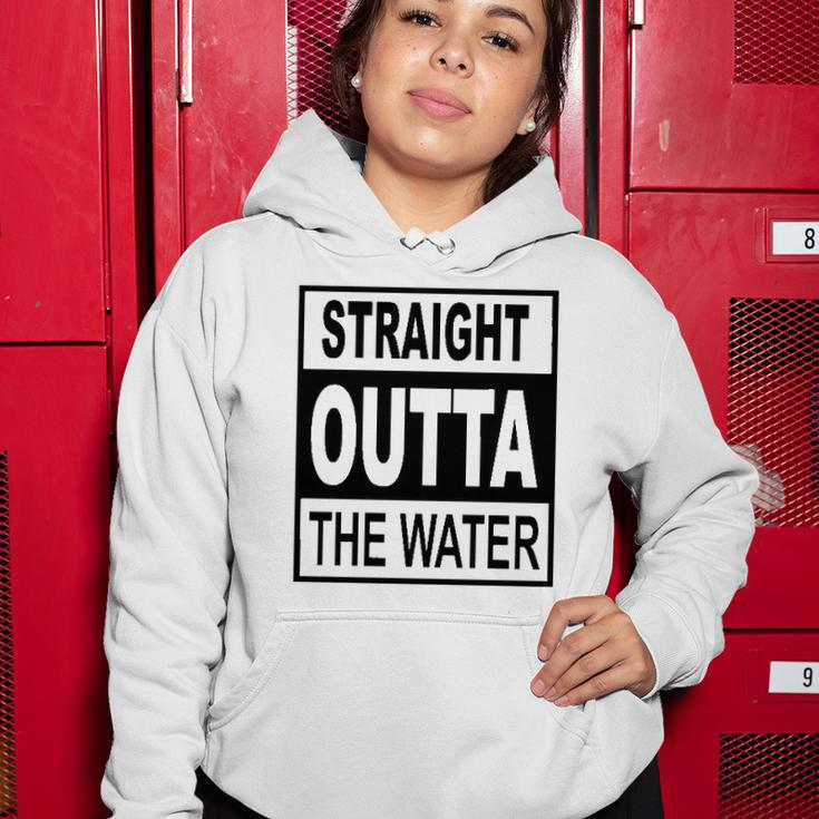 Straight Outta The Water - Christian Baptism Women Hoodie Unique Gifts