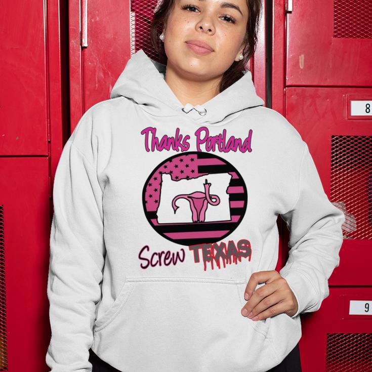 Thanks Portland Screw Texas Mind Your Own Uterus Women Hoodie Funny Gifts