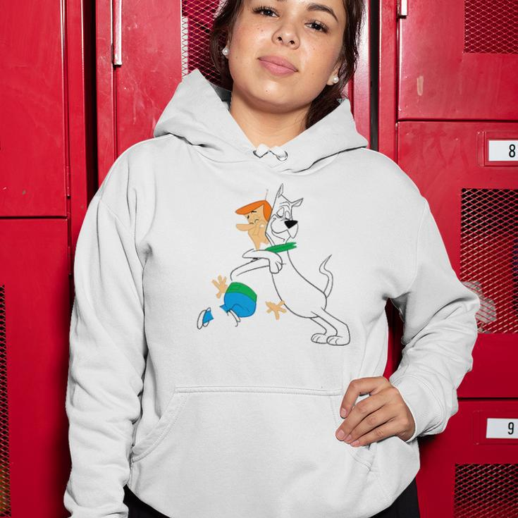 The Jetsons Astro Hugging George Women Hoodie Unique Gifts