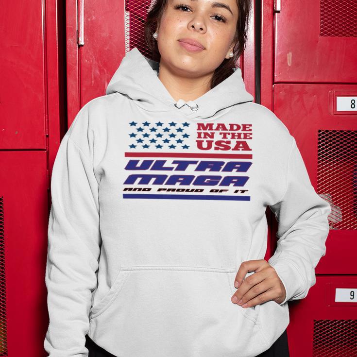 Vintageultra Maga And Proud Of It Made In Usa Women Hoodie Funny Gifts