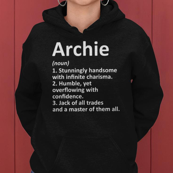 Archie Definition Personalized Name Funny Birthday Gift Idea Women Hoodie