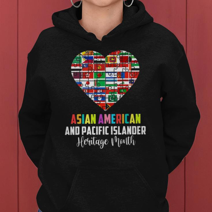 Asian American And Pacific Islander Heritage Month Heart Women Hoodie