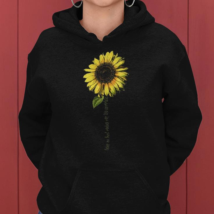Being An Aunt Makes My Life Complete Sunflower Gift Women Hoodie