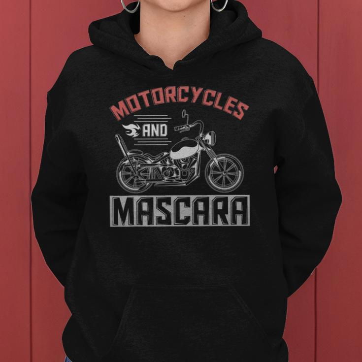 Bike Rider Women Motorcycle Biker Mascara Biking Biker Women Hoodie