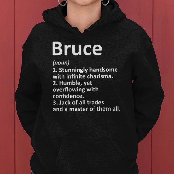 Bruce Definition Personalized Name Funny Birthday Gift Idea Women Hoodie