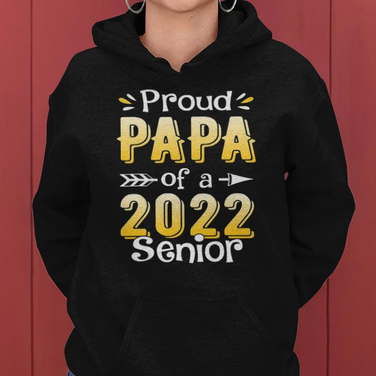 Class Of 2022 Proud Papa Of A 2022 Senior School Graduation Women Hoodie