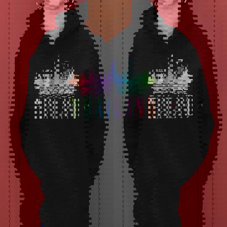 Colorful Thai Kuala Lampur Thailand Women Hoodie