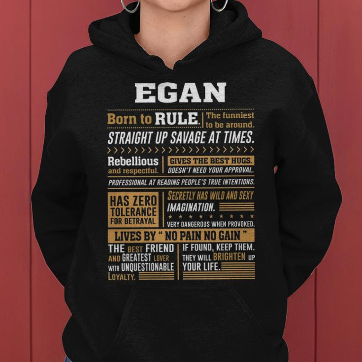 Egan Name Gift Egan Born To Rule Women Hoodie