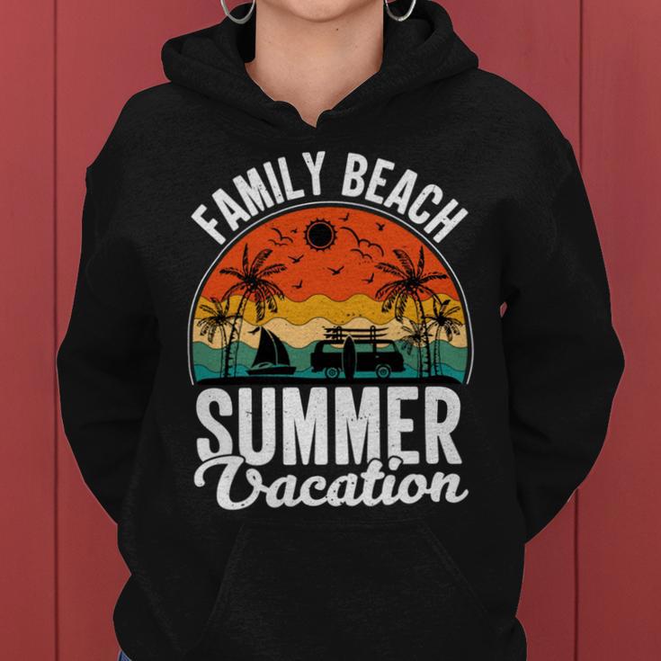 Funny Enjoy The Summer Family Beach Summer Vacation Women Hoodie