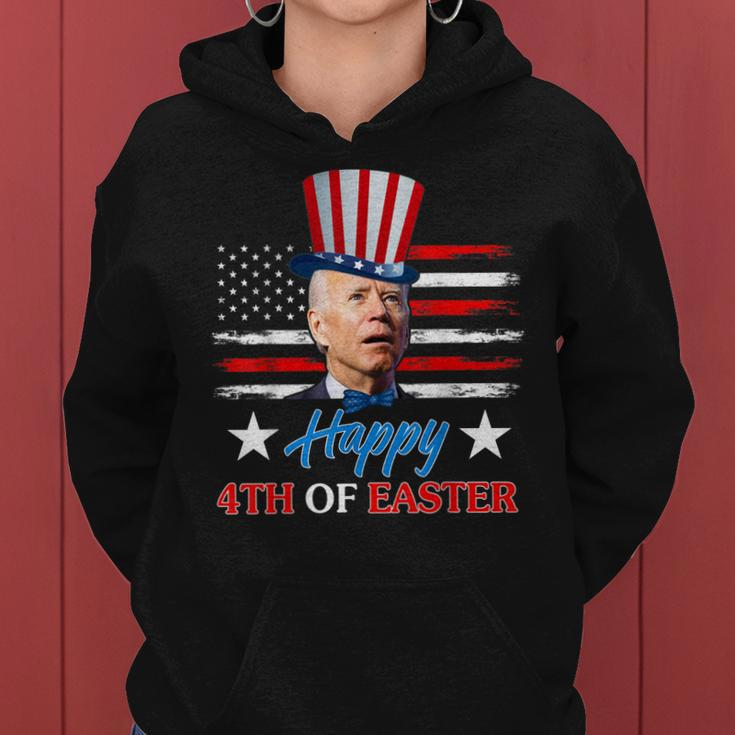 Funny Joe Biden Happy 4Th Of Easter Confused 4Th Of July Women Hoodie