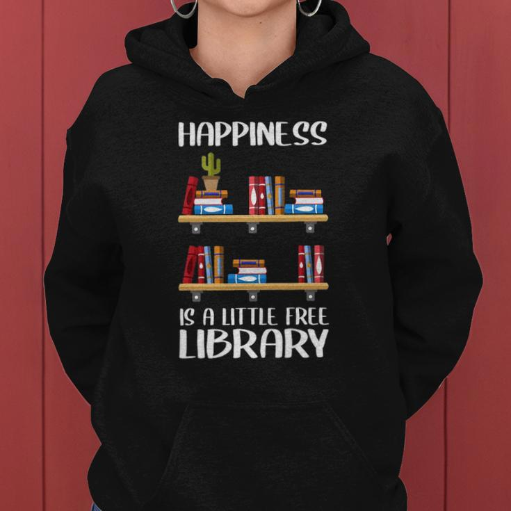 Funny Library Gift For Men Women Cool Little Free Library Women Hoodie