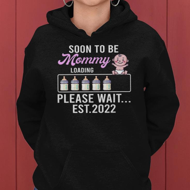 Funny New Mom Pregnancy Announcement Soon To Be Mommy Women Hoodie