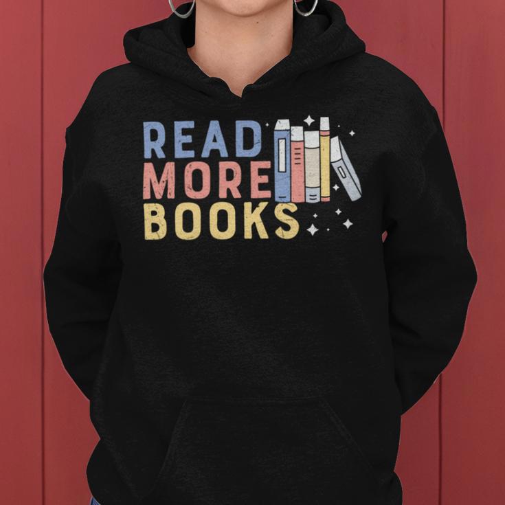 Funny Read More Books Gift Women Hoodie