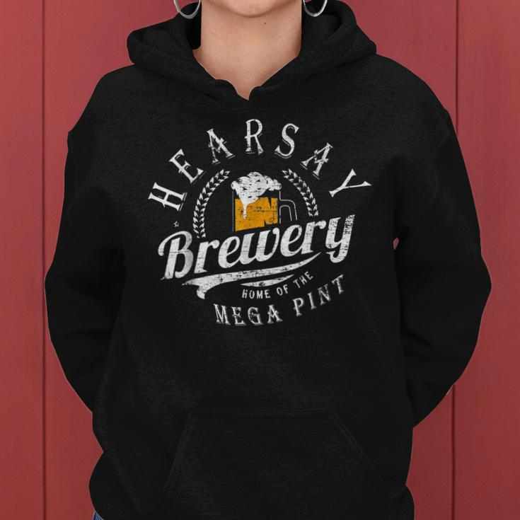 Hearsay Brewing Co Home Of The Mega Pint That’S Hearsay V2 Women Hoodie