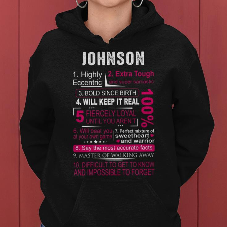 Johnson Name Gift Johnson V2 Women Hoodie