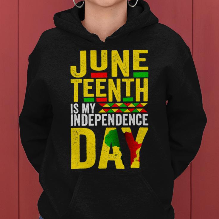 Juneteenth Is My Independence Day 1865 African American Women Hoodie