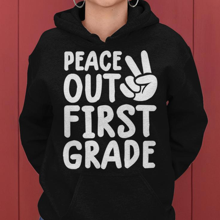 Kids Peace Out 1St Grade For Boys Girls Last Day Of School V2 Women Hoodie