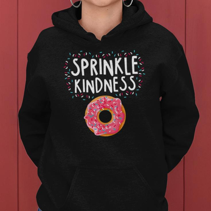 Kindness Anti Bullying Awareness - Donut Sprinkle Kindness Women Hoodie